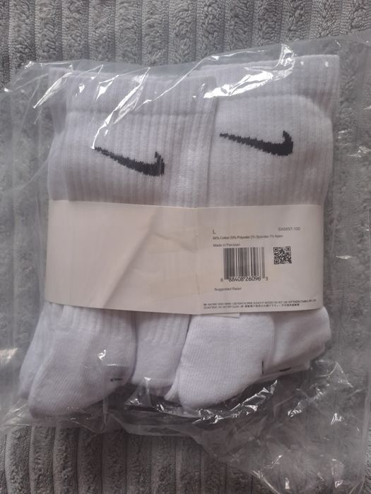 Skarpety Nike Everyday DRI-FIT białe