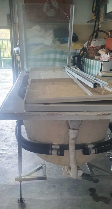 Banheira de Hidromassagem a funcionar