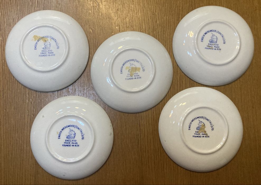 5 pratinhos Wedgwood
