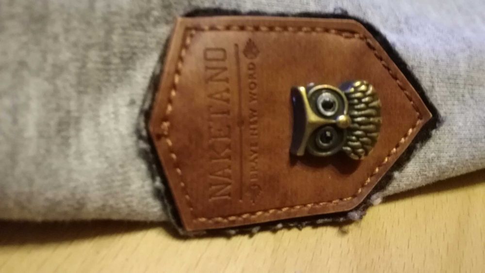 Damska bluza NAKETANO r.XS jasnoszara stan bardzo dobry