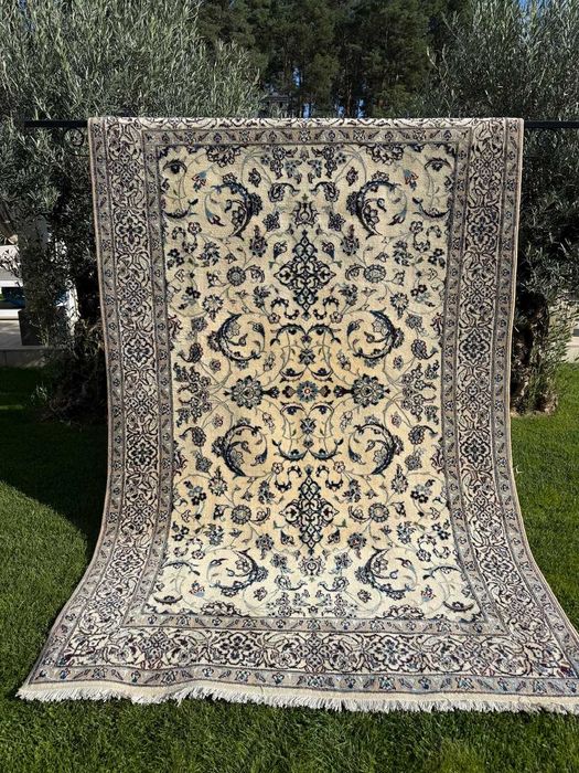 Kaszmir plus jedwab r.tkany dywan perski Nain 300x200 galeria 14 tyś