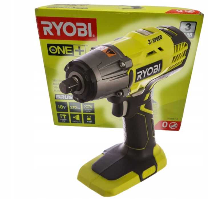 RYOBI Klucz Udarowy Akumulatorowy AŻ 400Nm 18V LED MOCNY