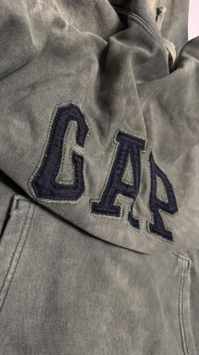 Вінтажне худі Gap Vintage Washed Green кофта оверсайз Геп оригінал M