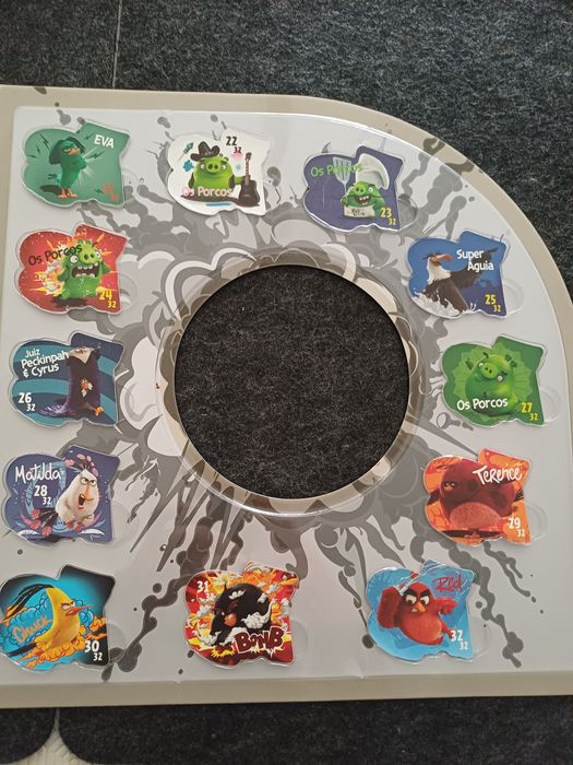 Álbum discos voadores Angry Birds