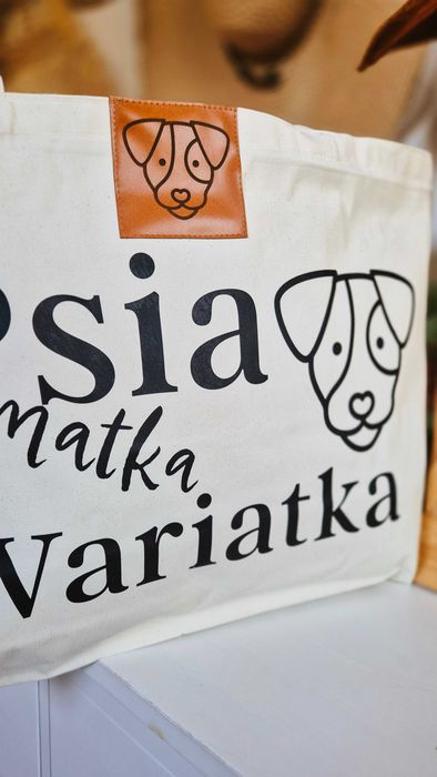 Torba psia matka wariatka prezent dla każdej psiary PSIEBAMBETLE