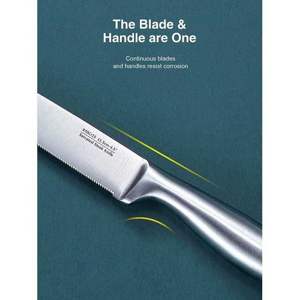 Zestaw NOŻY DO STEKÓW Chleba DEIK STAL Nierdzewna