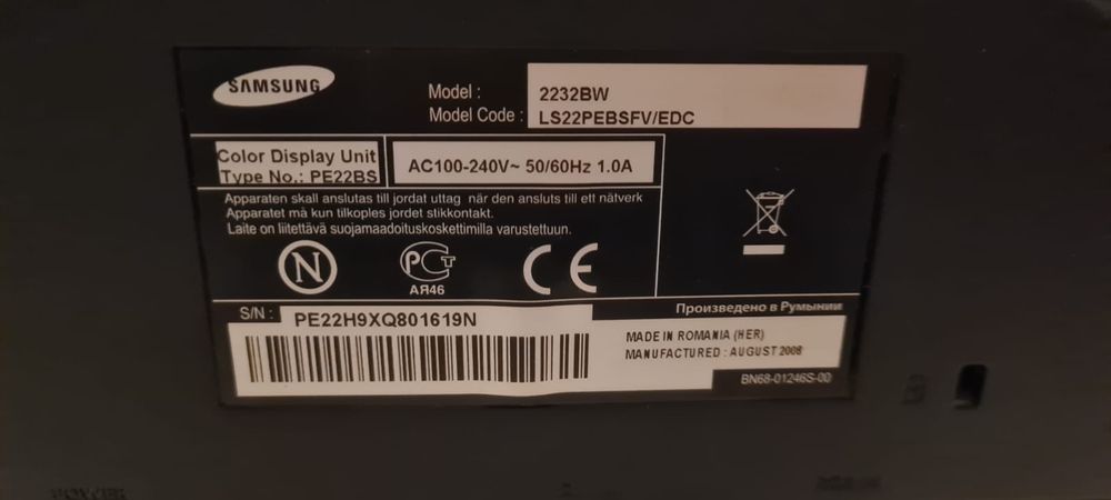 Monitor Samsung 2232BW