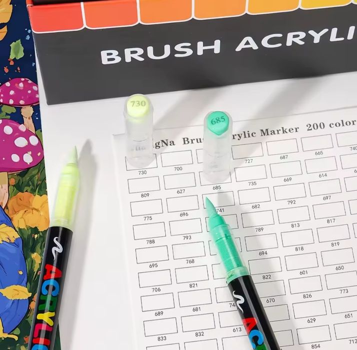 Акрилові маркери Гуангна 200 шт