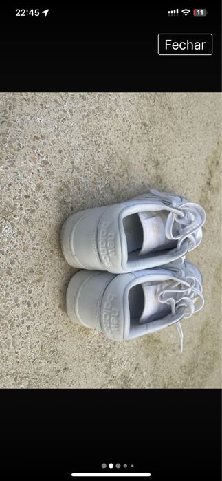 Sapatilhas new balence brancas