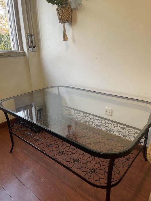 Mesa de vidro nova