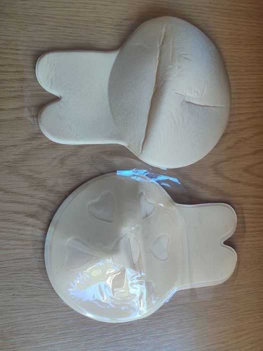 Силіконовий невидимий бюстгальтер invisible push up beige