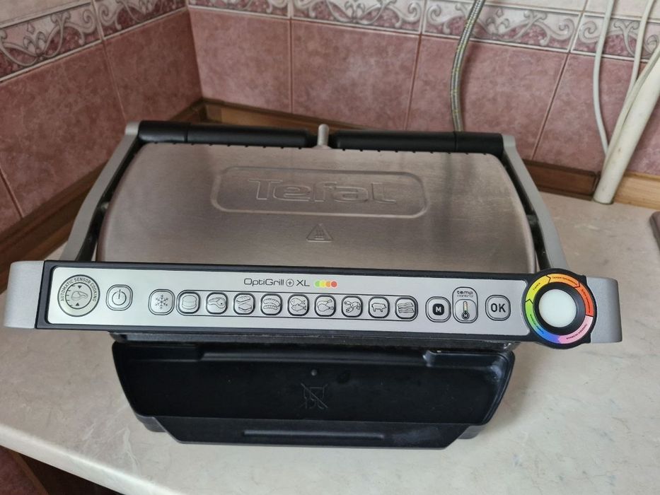Гриль-барбекю електричний Tefal GC722D34 Optigrill+ XL