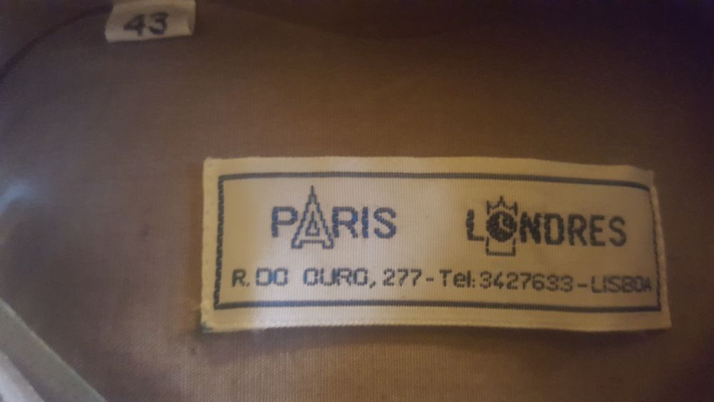 Camisas 100% algodão, 42 e 43. Portes incluídos.