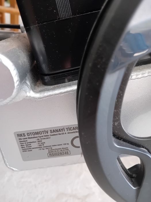 Bicicleta Eletrica Dobravel- SILVER,ERS III