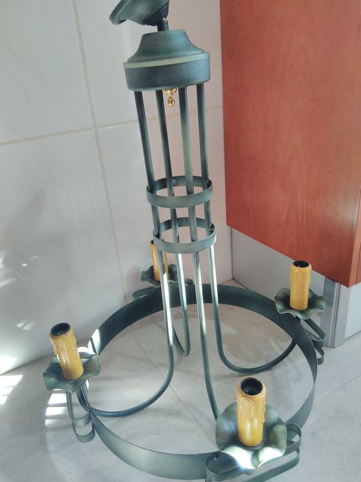 Candeeiro em ferro(ver descrição)