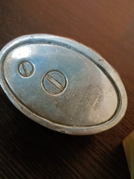 2 isqueiro de mesa ronson 1 a gás e outro a gasolina