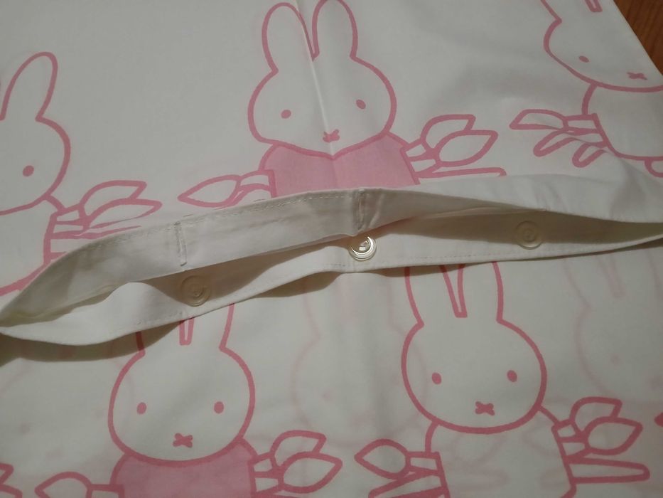 Conjunto lençóis Miffy para cama de criança 1.20x0.60