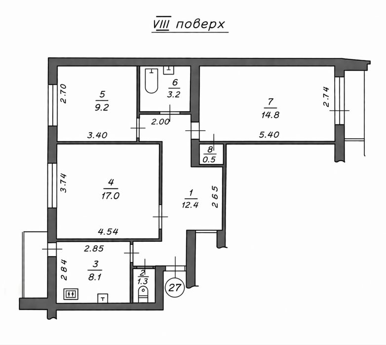 ПРОДАЖ! 3-кім квартира | р-н Покровський Собор