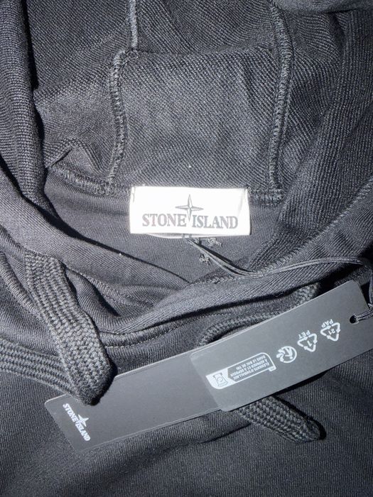 Stone Island black hoodie L size legit