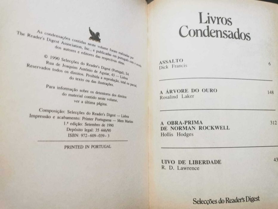 Livros Condensados - Selecções Readers Digest
