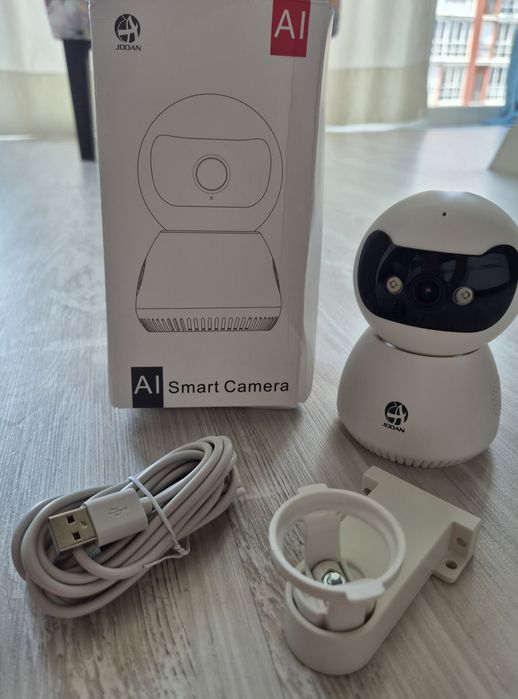 NEW 2026! IP-камера відеоспостереження JOOAN 1080P WiFi (2.4G/5G) з кольоровим нічним баченням, PTZ-відстеженням, двостороннім аудіо та керуванням.