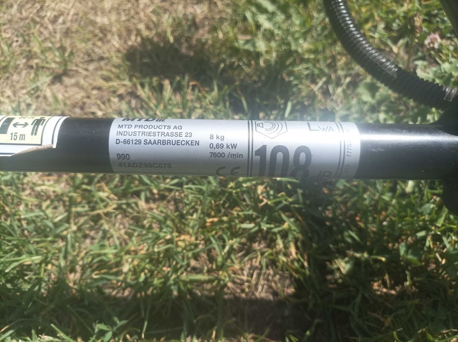Kosa spalinowa MTD 990 na czyste paliwo