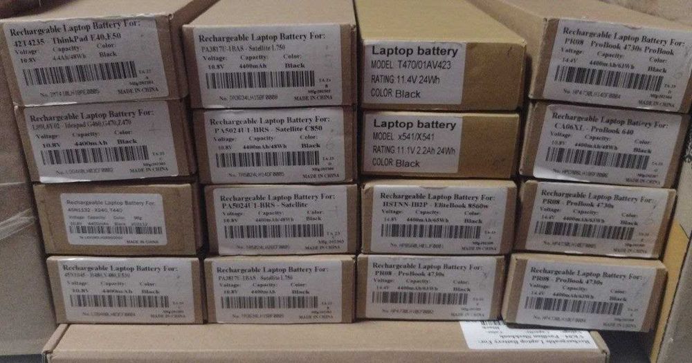 Акумулятори/Батареї HP Lenovo Toshiba Dell Asus дефектні китайські