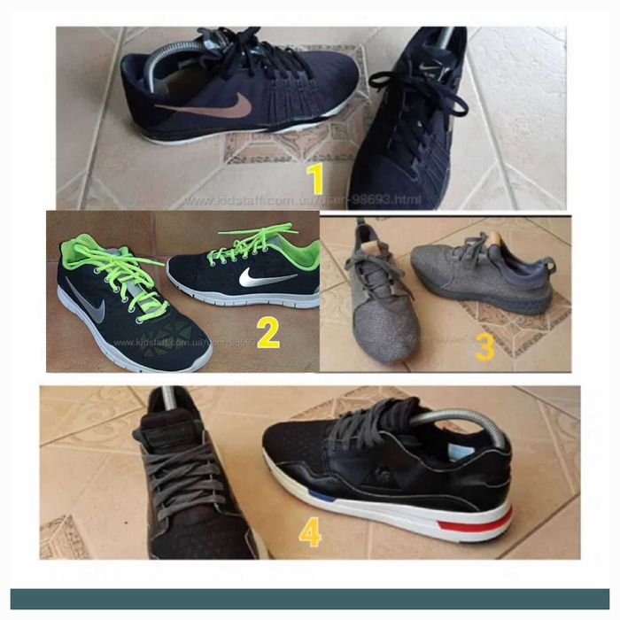 Асортимент фірмових  кросівок  р.38,39,40