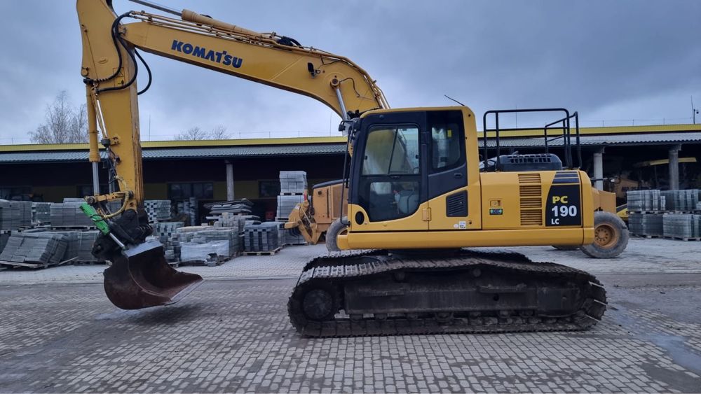 Экскаватор Komatsu PC 190 LC , болотная гусенница