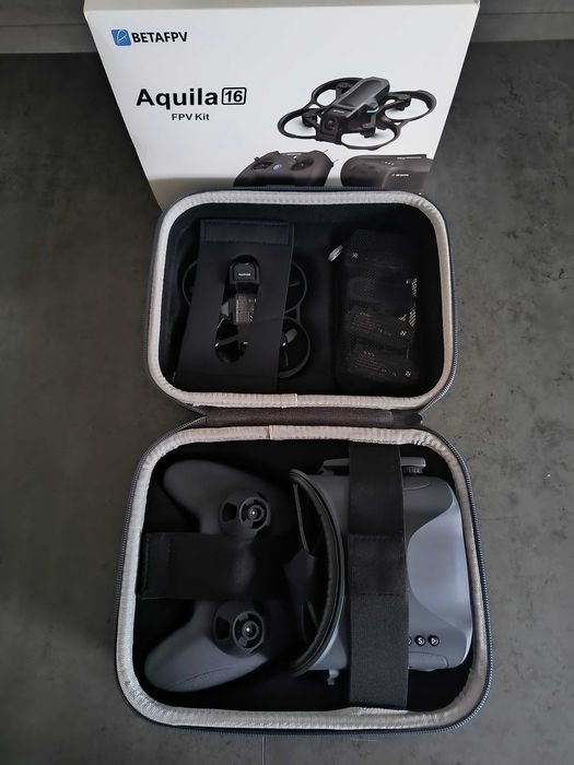 NOWY - Dron AQUILLA 16 Beta FPV - ogromny zestaw combo 6 baterii