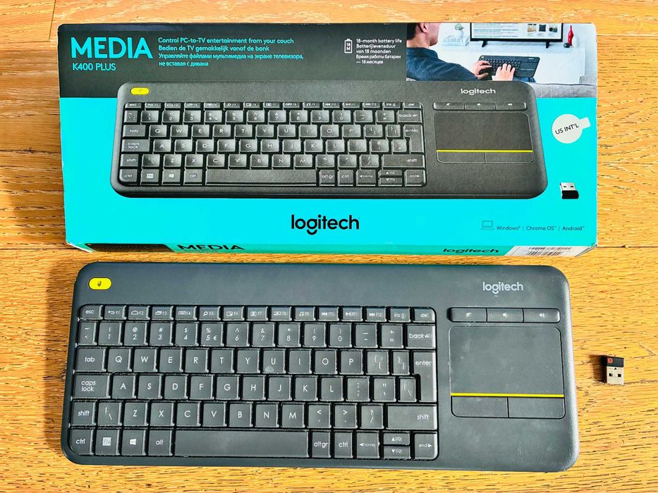 Klawiatura Logitech K400 Plus Czarna