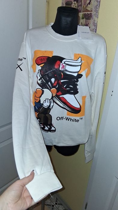 Bluza dla mężczyzn kobiety zapraszam  off  white