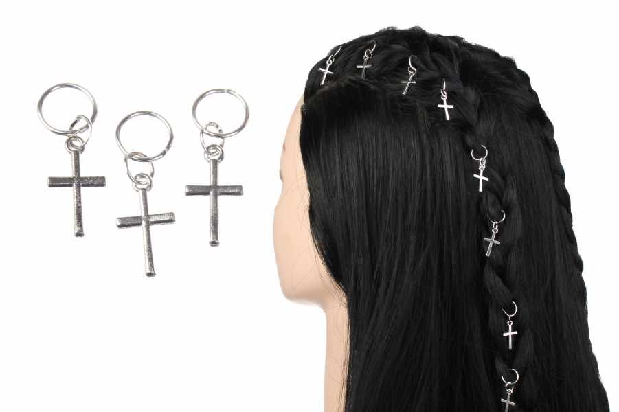 Пирсинг для волос, украшения, прически, пирсинг для косичек