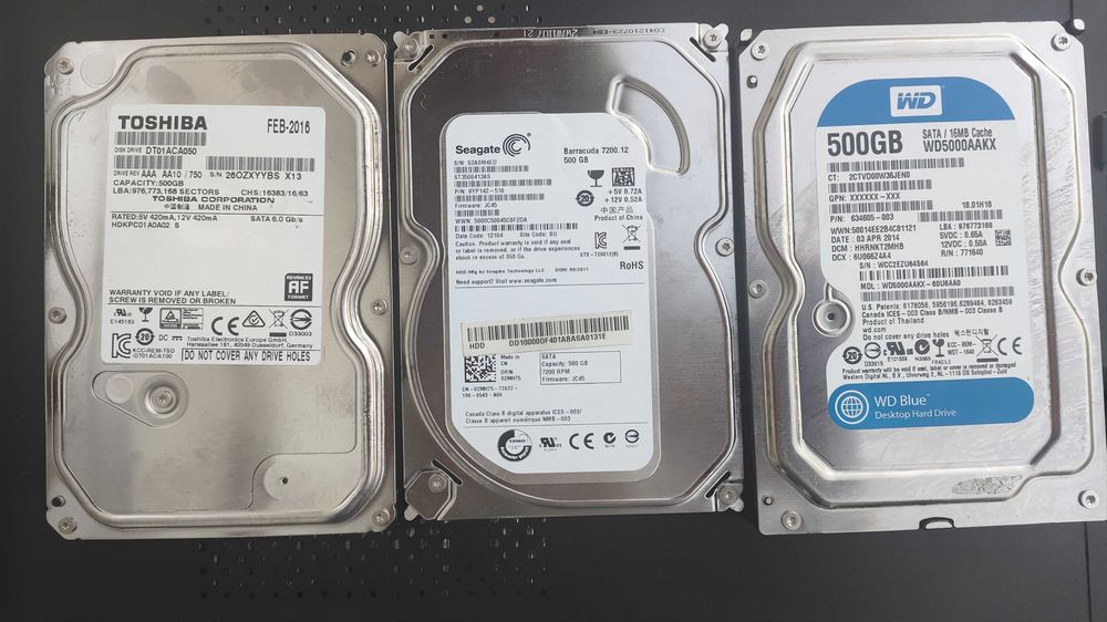 Discos HDD 3.5 - 500GB