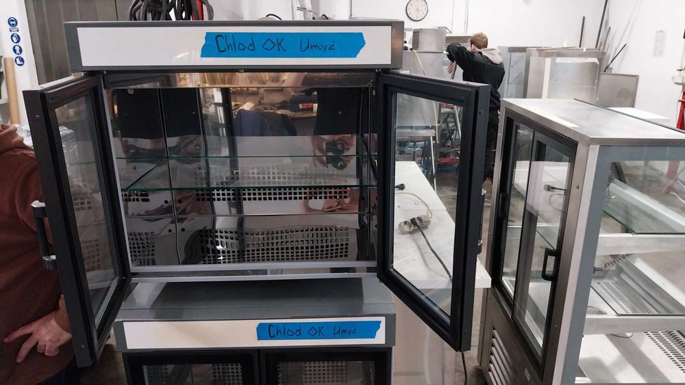 Lodówka na napoje,  dwie w jednej.