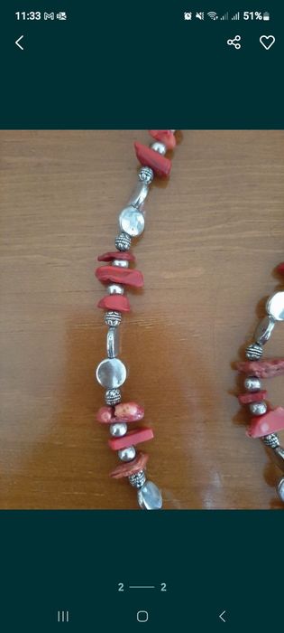 Bijuteria (brincos e colar) - redução