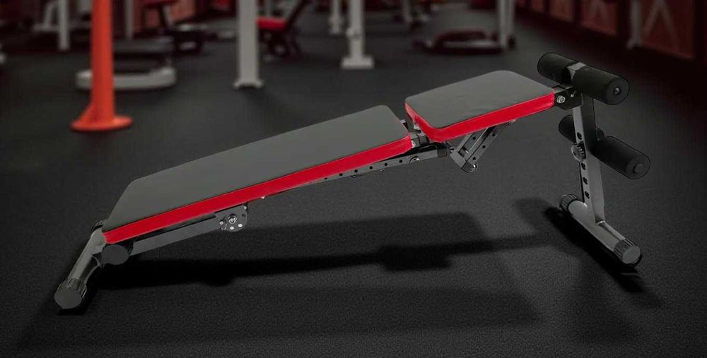Лавка для жиму та пресу L110 Скамья лава жима складна регульована