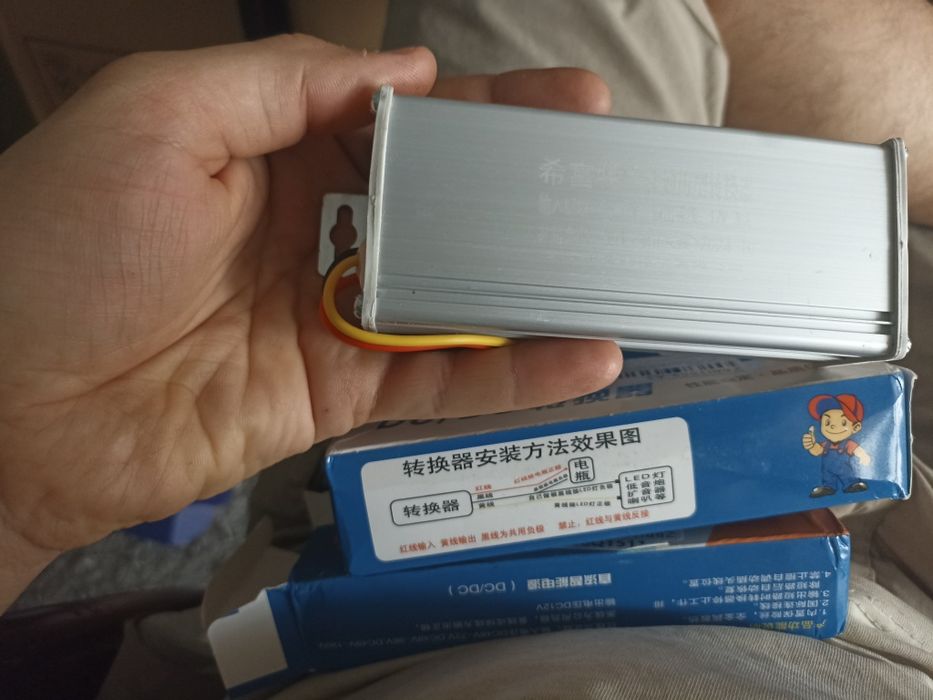 DC-DC DOWN понижающий преобразователь 72В в 12В ток 20А