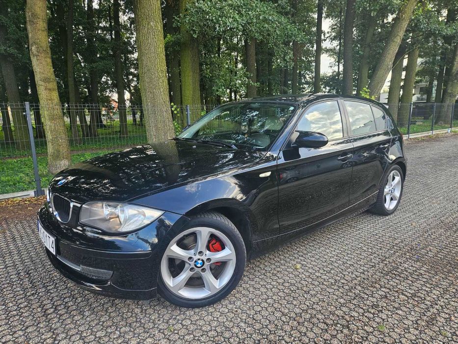 BMW 1 * 2.0 benzyna * 143 KM * 2007r. * jasna skóra *  podgrzewane fotele *