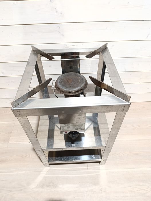 Taboret gazowy jednopalnikowy -stal nierdzewna 5-12KW.