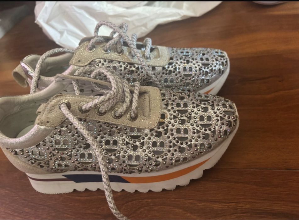 sneakersy baldanini krysztalki svarovski