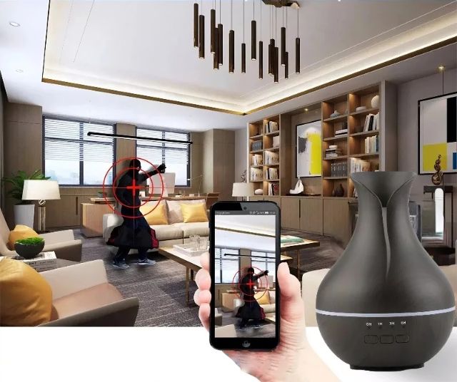 Ukryta KAMERA WiFi nawilżacz powietrza szpiegowska MKJY31