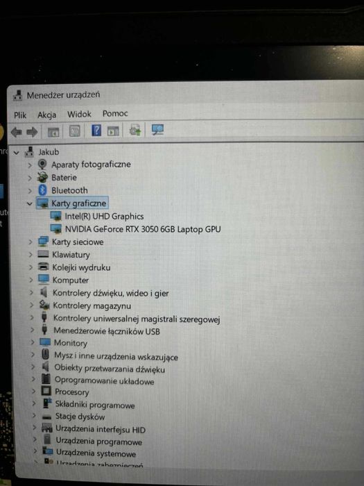 Laptop Lenovo INTEL i5-13420, RTX 3050 6GB, 16GB RAM, stan idealny.