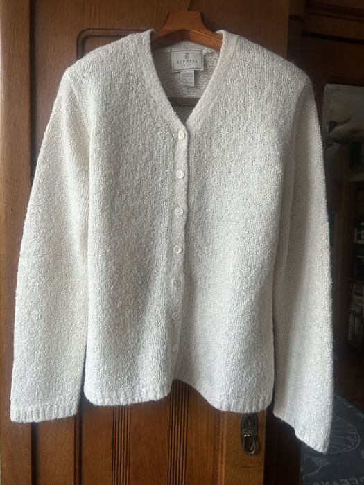 Sweter/kardigan L akryl/moher