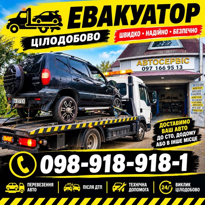 Послуги евакуатора