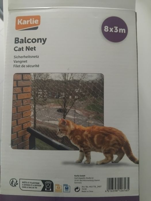 Rede proteção p gato 8x3m
