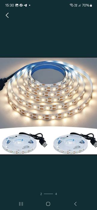 Світлодіодна Led стрічка на липкій основі.