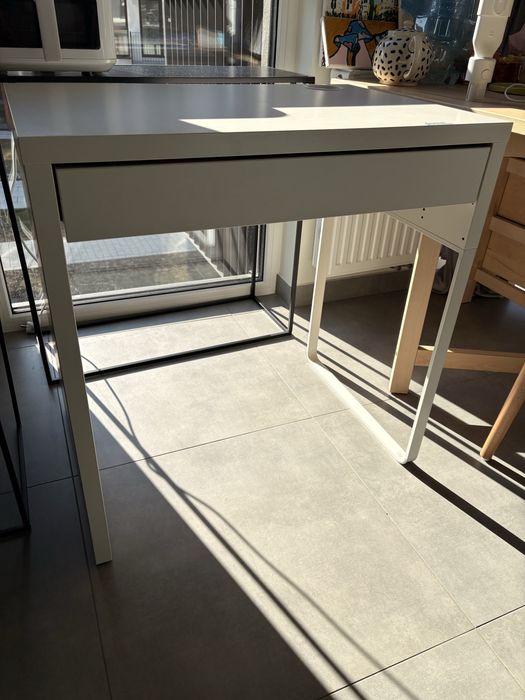 IKEA MICKE biurko 73x50x75 cm z szufladą BIAŁY