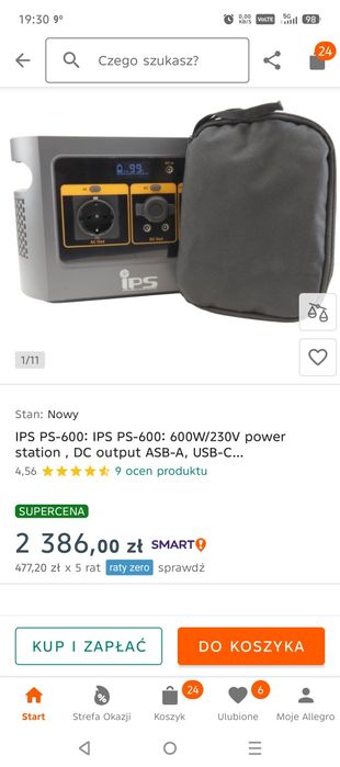 Stacja ładujaca przenośna ips
