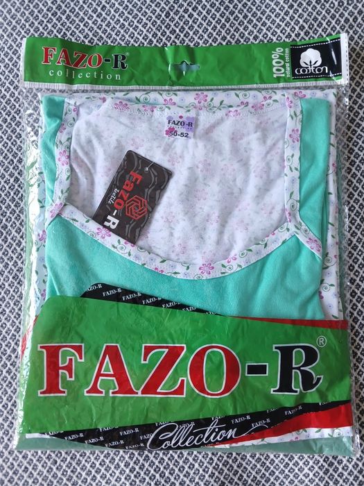 Женская ночная сорочка Fazo-R, Узбекистан, Хлопок.
